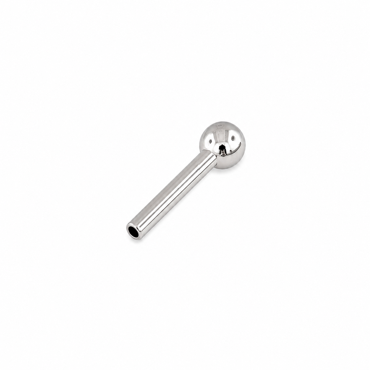 Titanium Threadless Barbell with one 3mm Fixed Ball