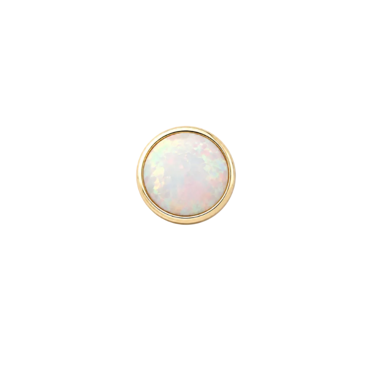14K Gold Threadless Top