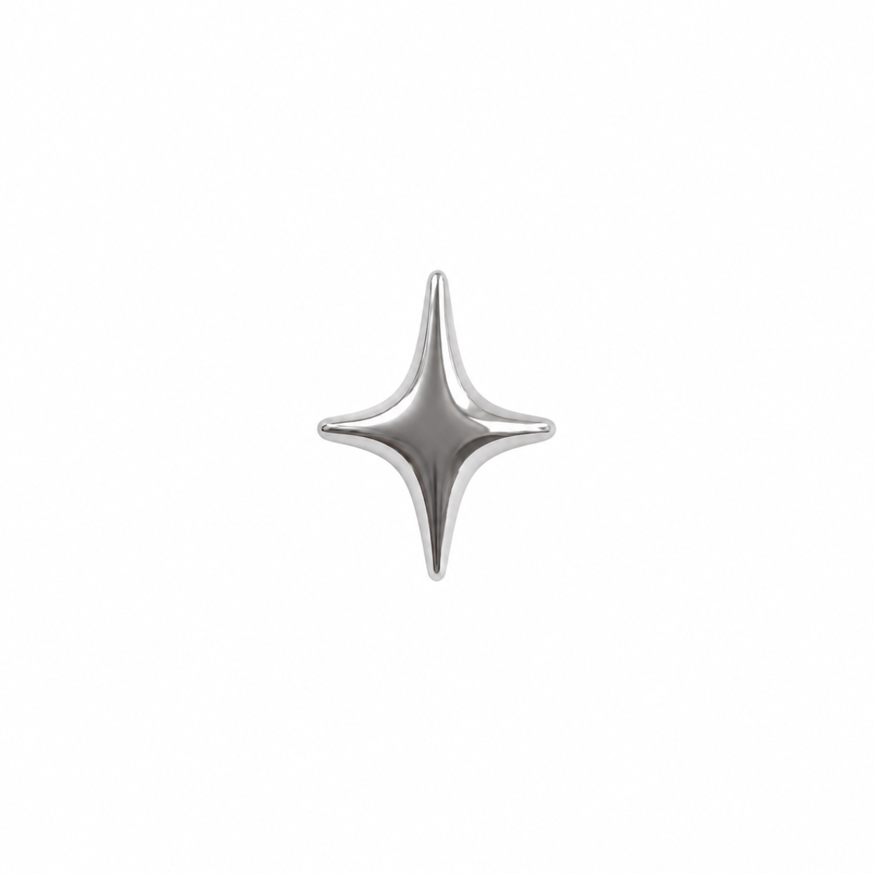 Titanium Threadless Top - Sparkle Star