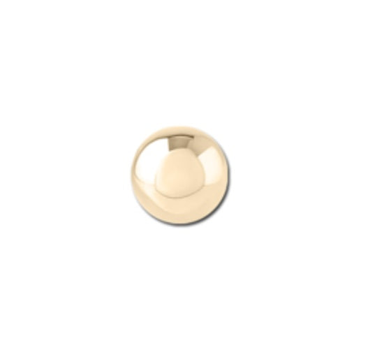 14K Gold Threadless Top