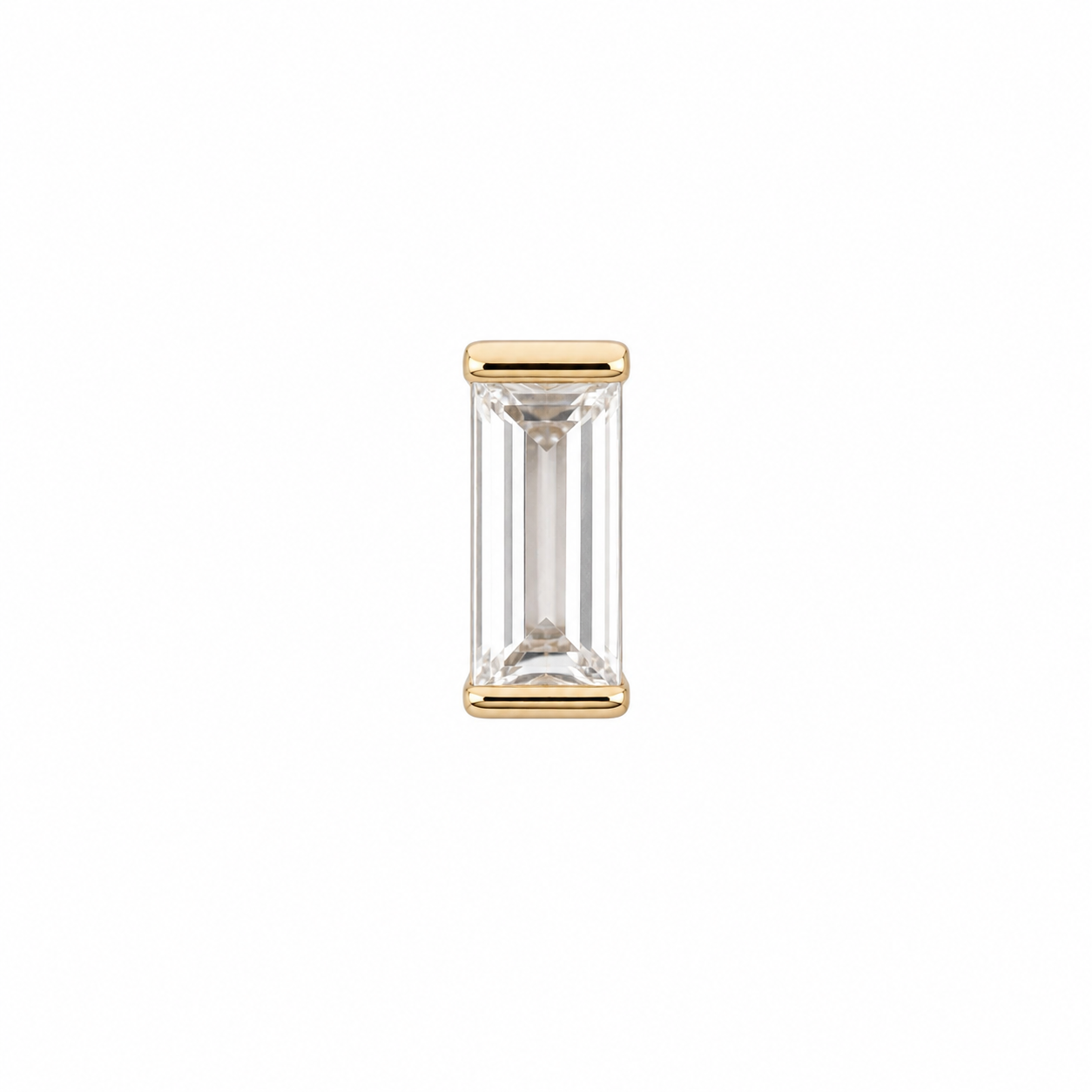 14K Gold Threadless Top
