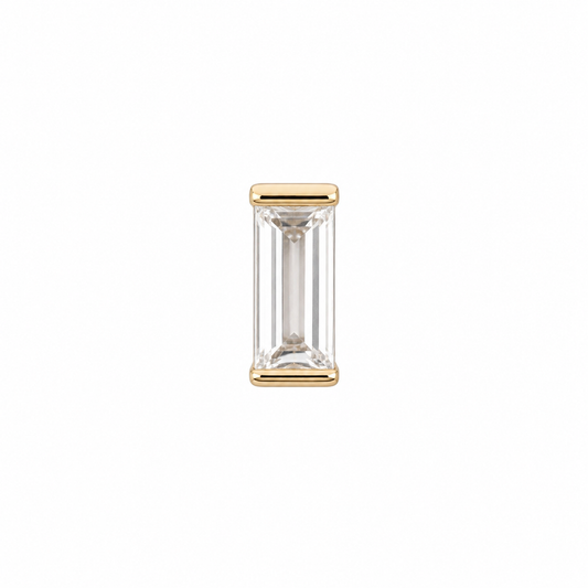 14K Gold Threadless Top