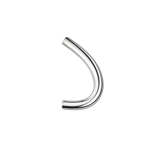 14G Titanium Internally Threaded J Curved Barbell