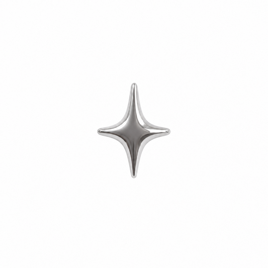 Titanium Threadless Top - Sparkle Star