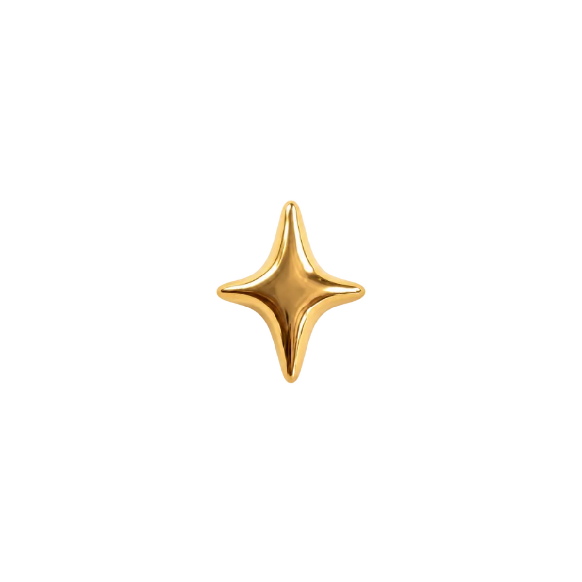 Gold PVD Titanium Threadless Top