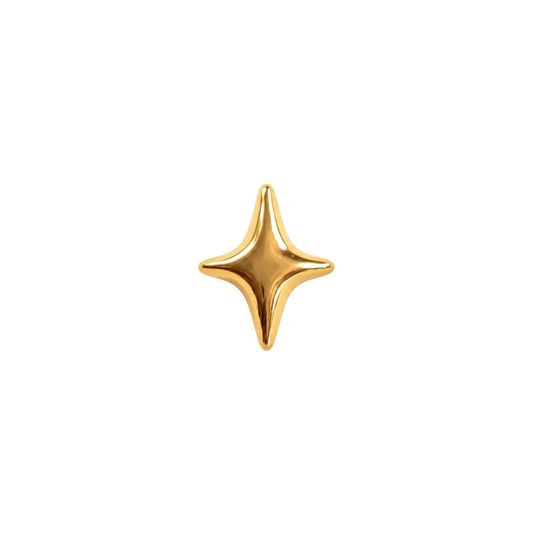 Gold PVD Titanium Threadless Top