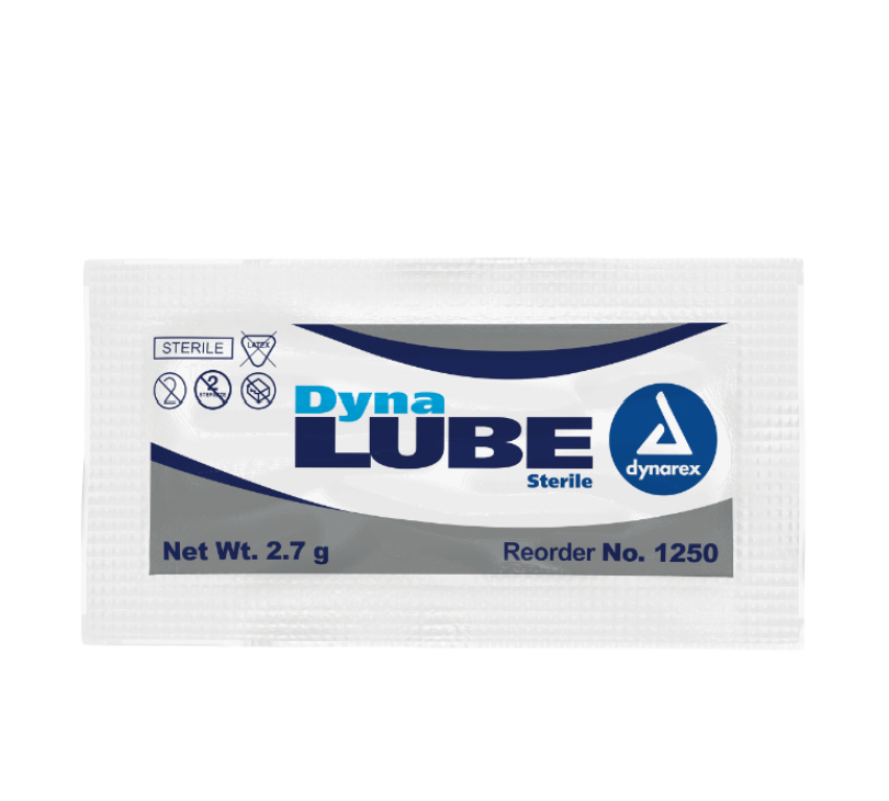Dynarex DynaLube Lubricating Jelly Sterile packets - 72 Count