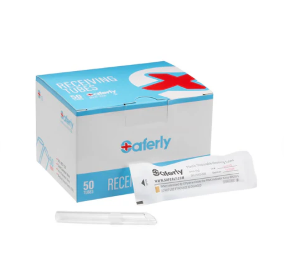 Plastic Disposable 0G Receiving Tube