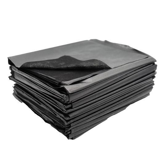 Unigloves Drape Sheet 40x90 Latex Free with Poly Barrier – Black 50pc Box