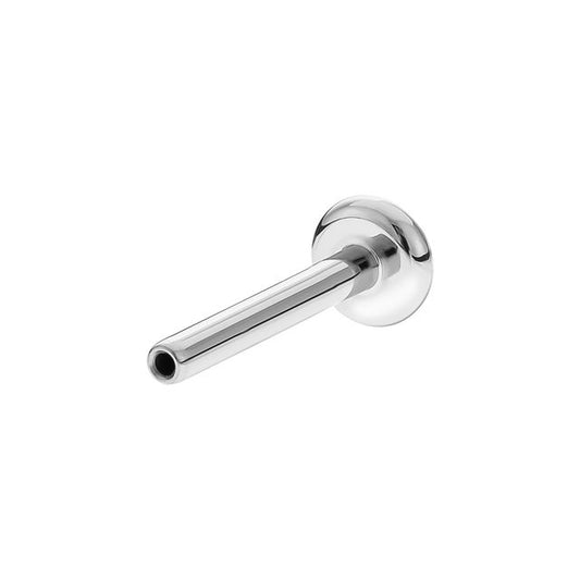 16G Titanium Threadless Flatback Labret Pin